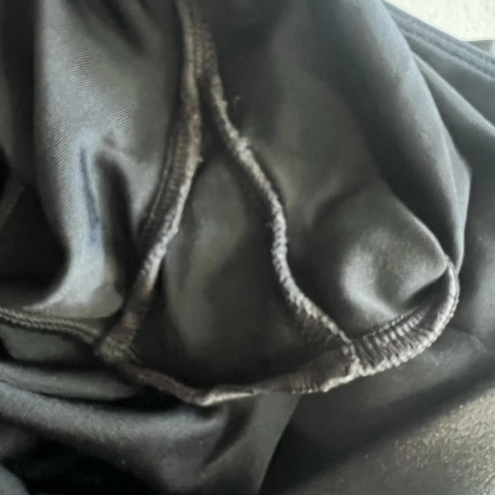 Spanx Faux Leather Black Leggings, S - Picture 9 of 10